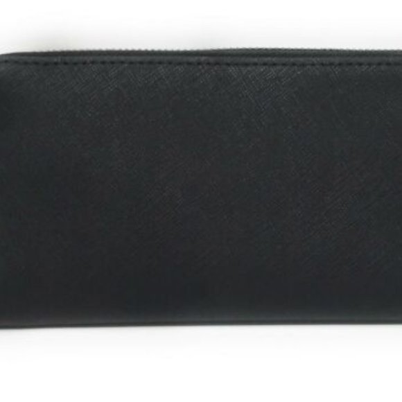 Mens Andy Black Saffiano Leather Tech Zip Around - Picture 3 of 7